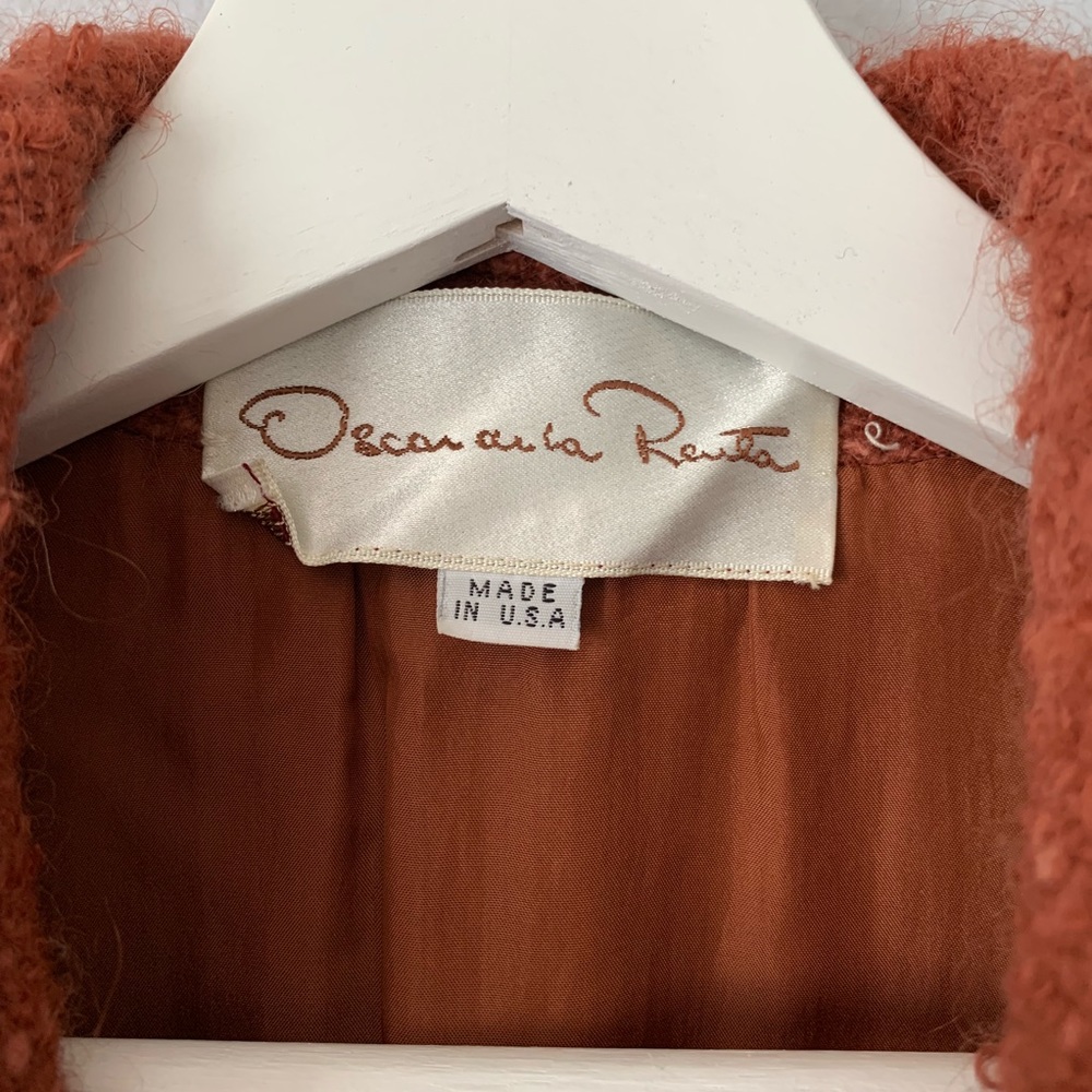 Vintage Oscar De La Renta Tweed Jacket - Picture 4 of 5